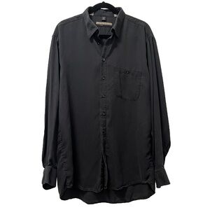 Haupt grey button up shirt 42-L 16 1/2